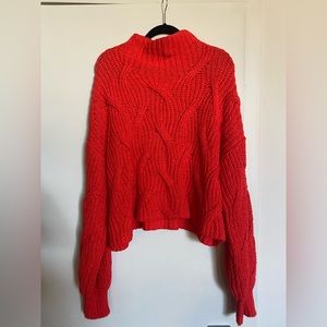 Free People Oversized Chunky Knit Sweater